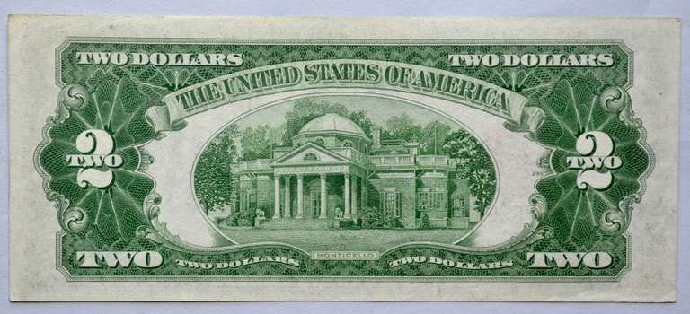 Gem BU 1928 D Red Seal US Note