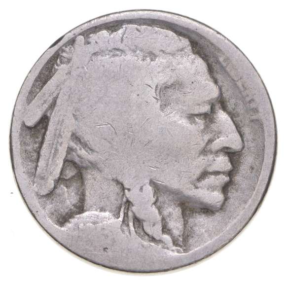 1913-S Indian Head Buffalo Nickel - Type 2