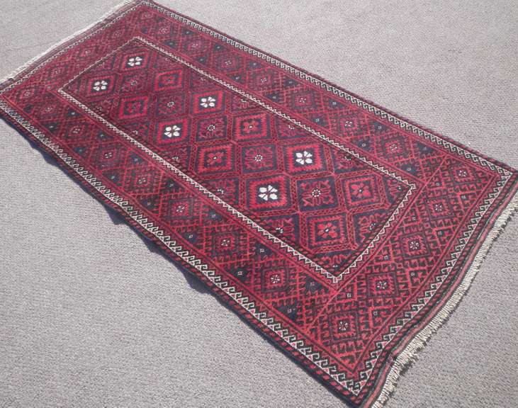 Afghan Turkman Design 3.4x6.8