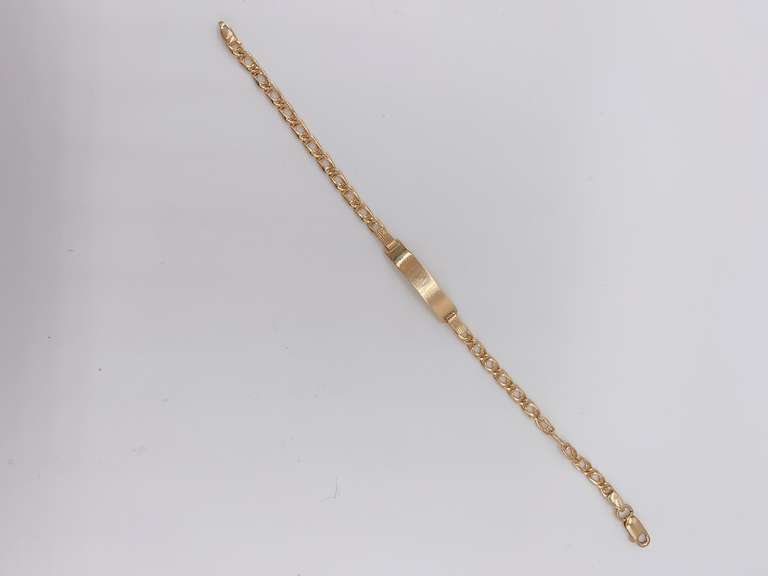 14kt Yellow Gold Chain Bracelet
