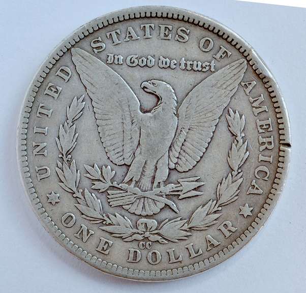 1890-CC Morgan Dollar, Circ