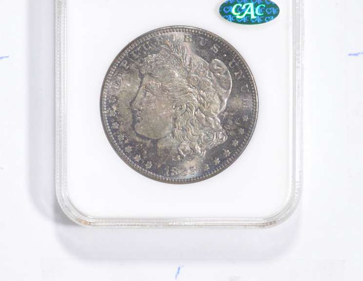MS64 1885-S Morgan Silver Dollar - CAC - Graded NGC