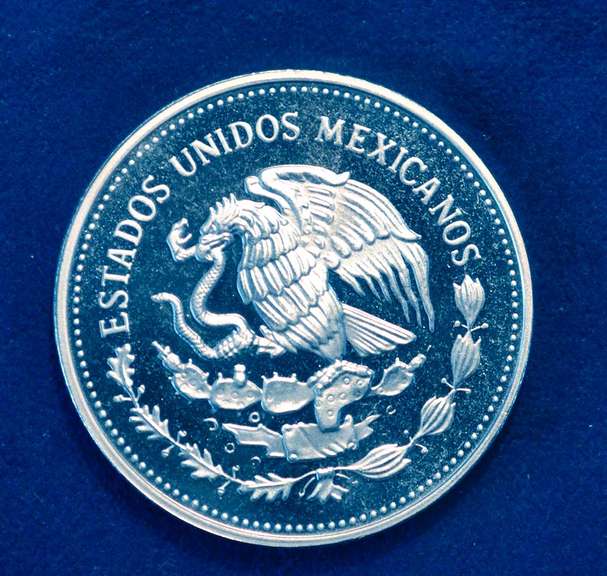 Mexico ESTADOS UNIDOS MEXICANOS 100 Pesos KM# 505 1985Mo Proof