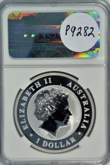 Superb 2011P Australia $1 Silver Koala. NGC MS69