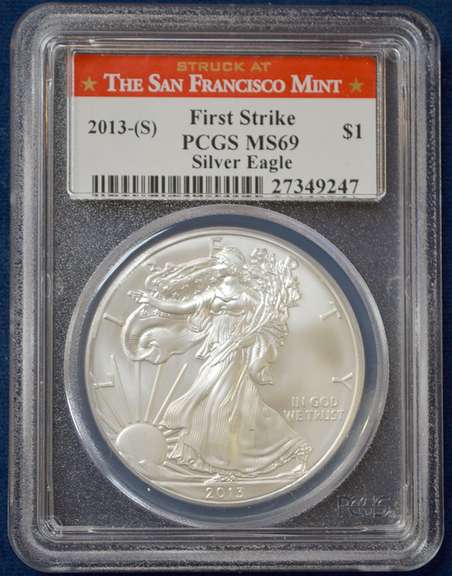 2013-(S) Silver Eagle First Strike MS69 PCGS