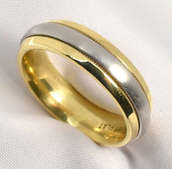 High End 18k and Platinum Band