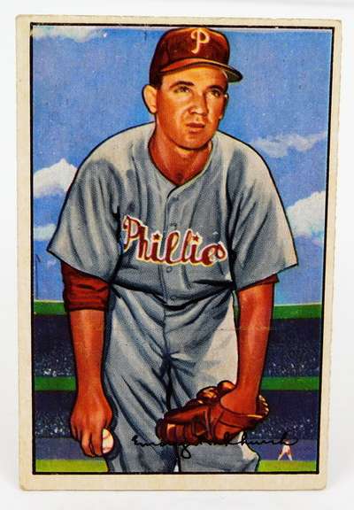 Emory Church 1952 Bowman Gum Baseball Card