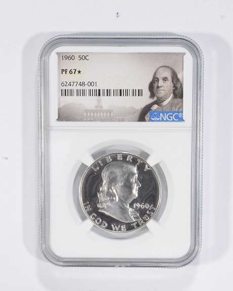 PF67* 1960 Franklin Half Dollar - Graded NGC