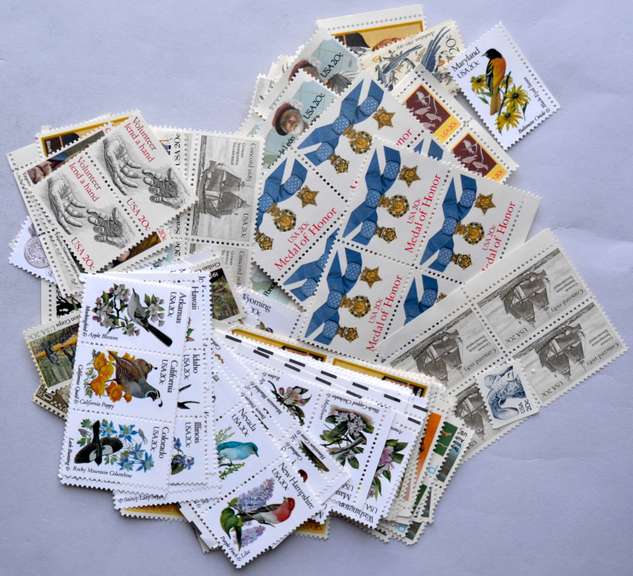 $ 68.80 Face Value 20 Cent  Mint US Stamps
