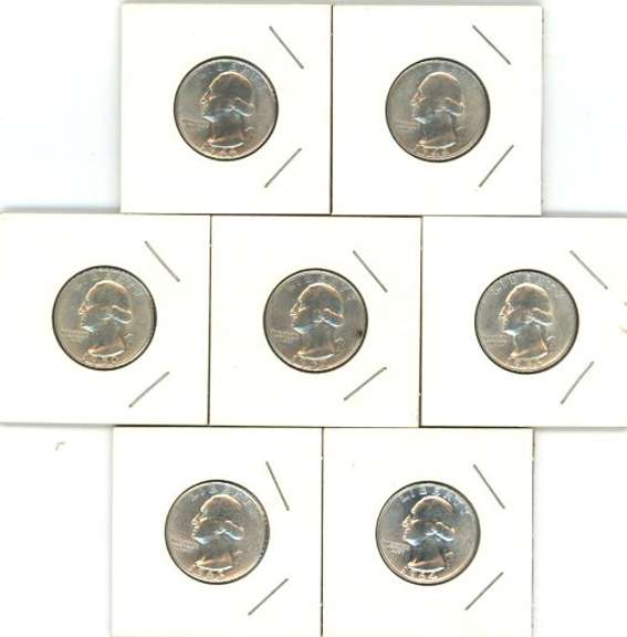 4 Choice to Gem BU Buffalo Nickels 1935 to 1937
