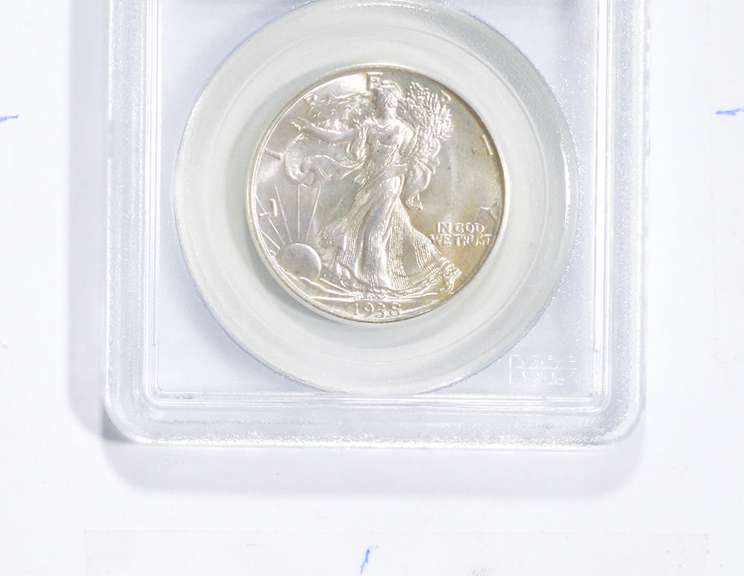 MS66 1938 Walking Liberty Half Dollar - CAC - Graded PCGS