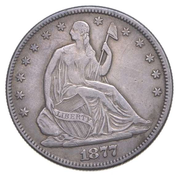 1877 Seated Liberty Half Dollar