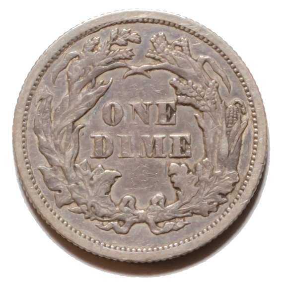 1873 Arrows Seated Dime