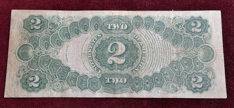 1917 $2 Legal Tender, Circ