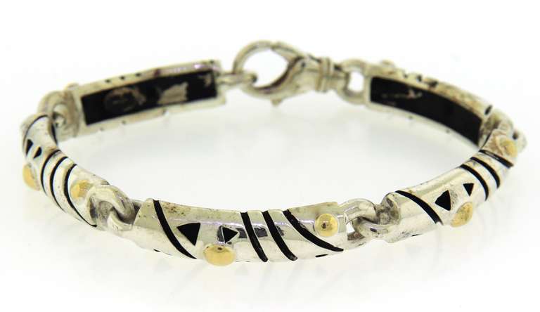 Sterling Silver and 18kt Lisa Jenks Bracelet