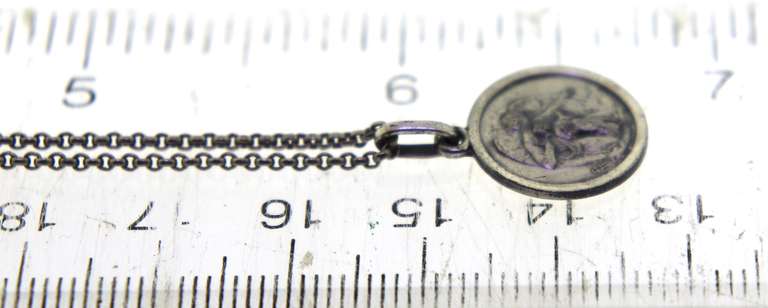 Virgin Mary & Jesus Pendant on Chain