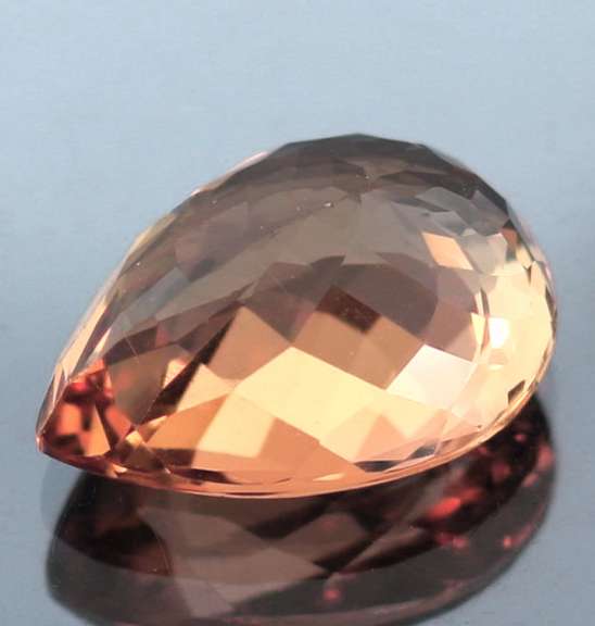 Stunning 8.58ct pear cut Imperial Topaz