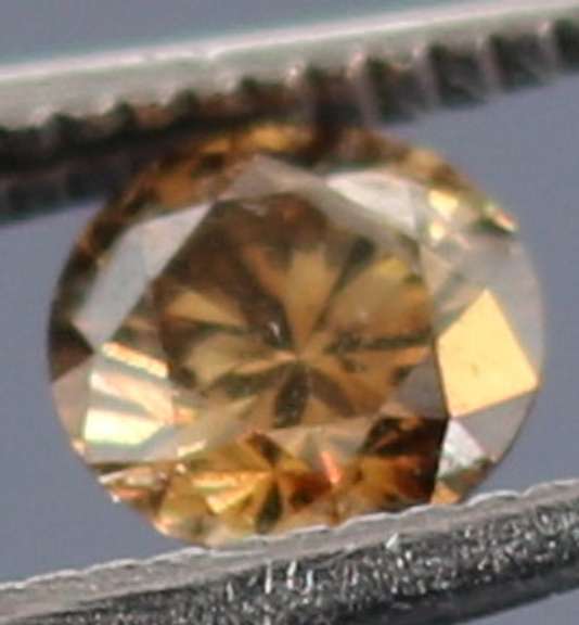Glittering .23ct untreated rich chocolate Diamond