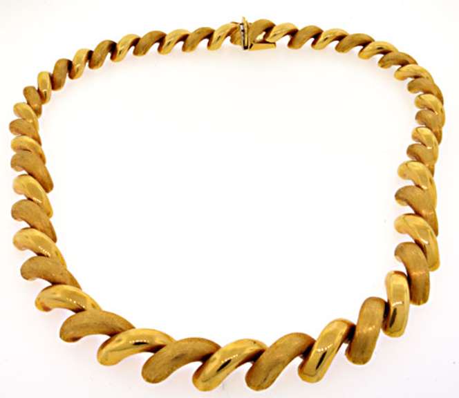Heavy 18kt San Marco Necklace