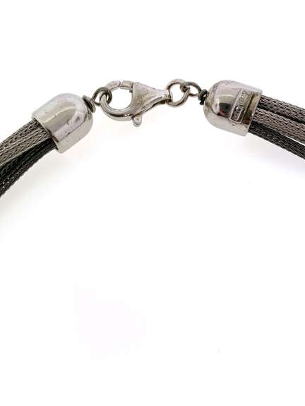 Mesh Sterling Silver Necklace