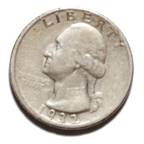 1932 D Key Washington Quarter