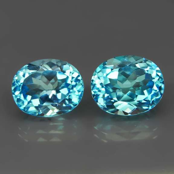 High fire! Full body flashing VS 11.99ct Topaz set