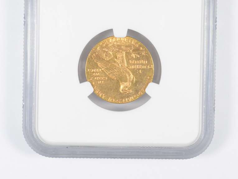 MS62 1909-D $5 Indian Head Gold Quarter Eagle - Graded NGC