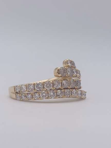 14kt Gold Diamond Cocktail Ring