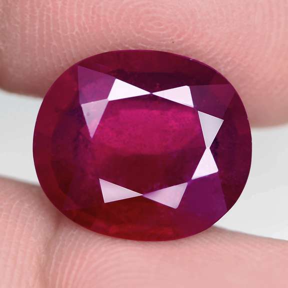 Huge 11.16ct rich blood red Ruby