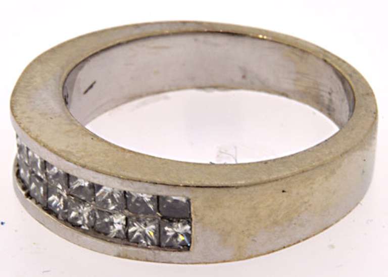 Princess Cut 14kt Diamond Band