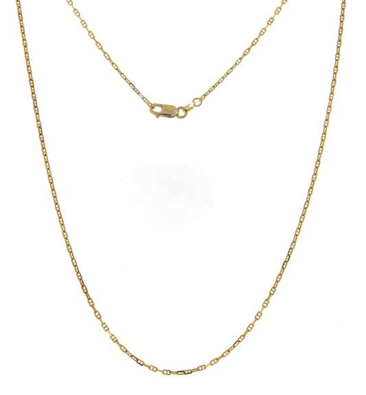 Simple Yellow Gold Gucci Link Necklace