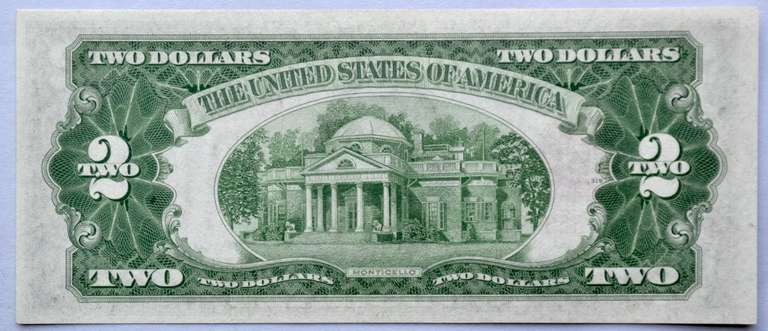 Gem BU 1928 D Red Seal US Note