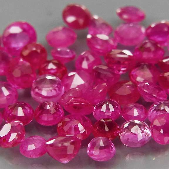 3.55 carats of rich pink pure Rubies from Madagascar