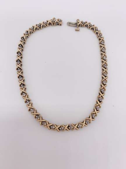 14kt Gold & Diamond Bracelet