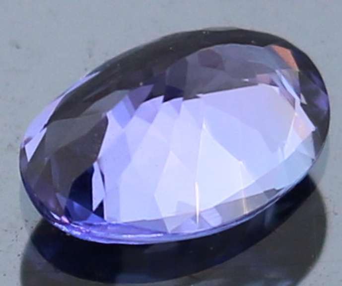 Vivid 1.21ct violet blue Tanzanite