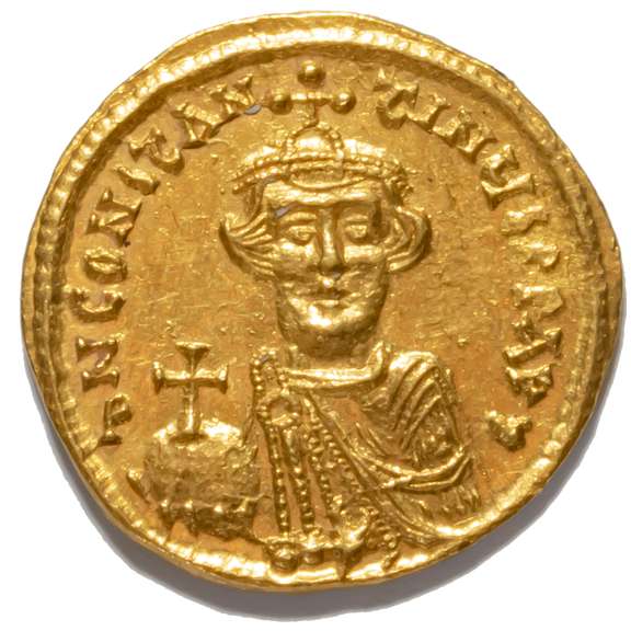 Byzantine Empire Constans II 641-668 AD Gold Solidus