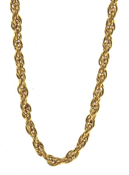 Popular 22kt Rope Chain Necklace