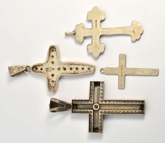 Excellent Group of 4 Sterling Crosses