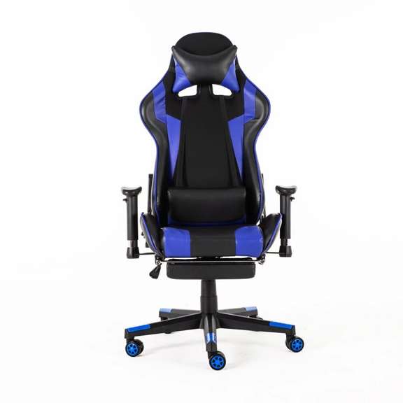 Computer Gaming Chair Folding Armchair with Footrest