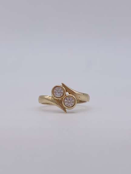 10kt Gold & Diamond Pinky Toe Ring