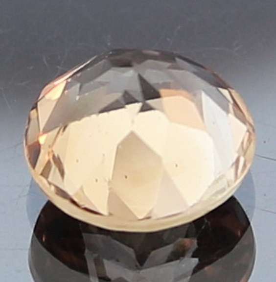 Heated only! 3.42ct champagne Topaz solitaire