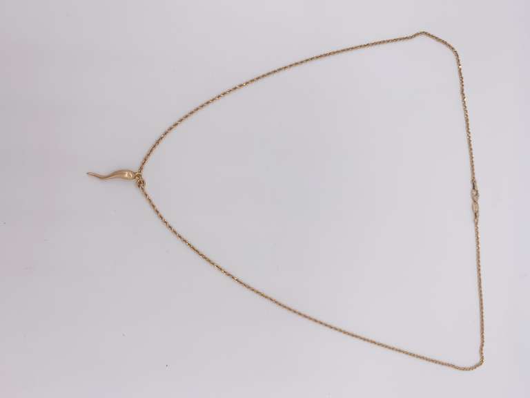 14kt Yellow Gold Pendant Necklace
