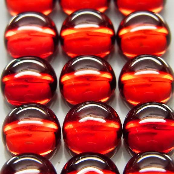 Gorgeous red amber 12.18ct 15pc Garnet set