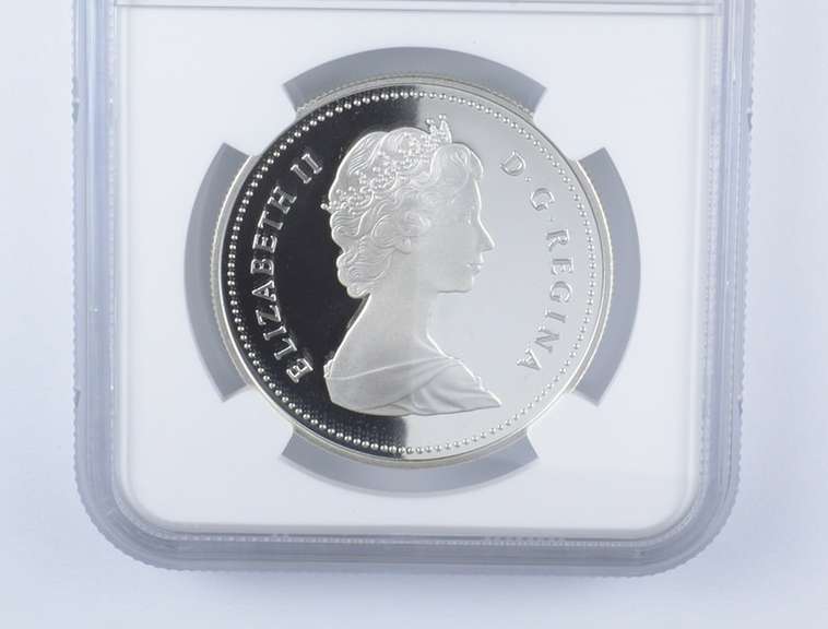 PF70 UCAM 1986 Canada $1 Silver - Vancouver Centennial - Graded NGC