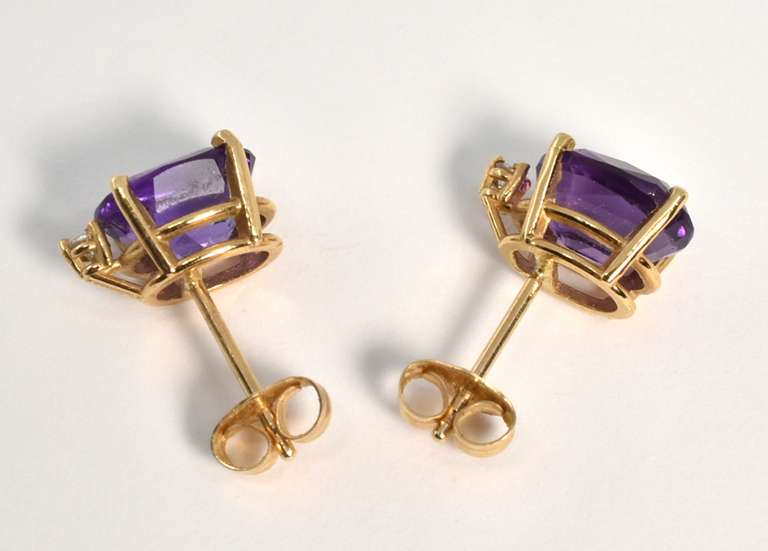 Bright Amethyst Earrings