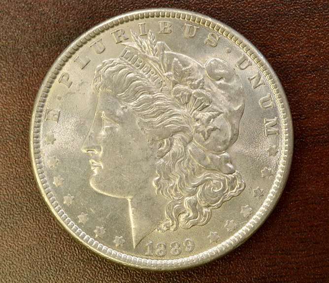 1889 Morgan Silver Dollar, BU