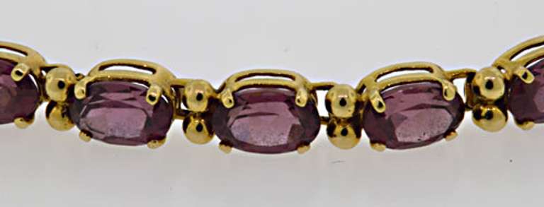 Glowing 14kt Tourmaline Bracelet