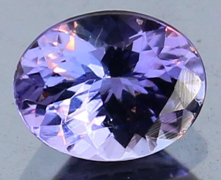 Vivid 1.37ct violet blue Tanzanite