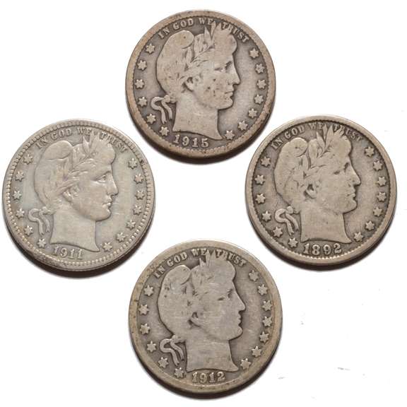 4 Barber Quarters