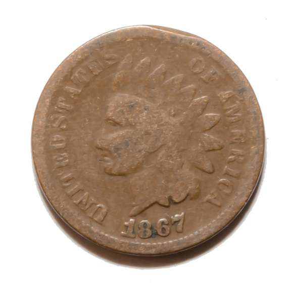 1867 Indian Head Cent